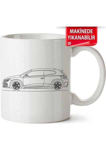 Çakılap Vw Tciocco Baskıpı Porselen Kupa Bardak