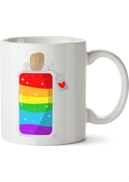 Çakılap (Pride) Baskılı Porselen Kupa Bardak