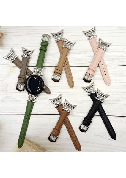 Google Pixel Watch 1/2 Için Kişiselleştirilmiş Metal Hakiki Deri Saat Kayışı (Yurt Dışından)