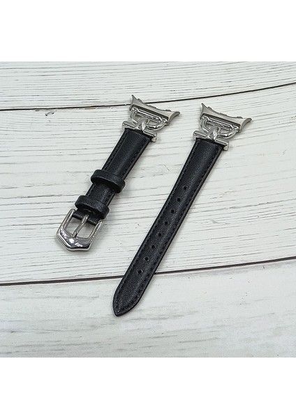 Google Pixel Watch 1/2 Için Kişiselleştirilmiş Metal Hakiki Deri Saat Kayışı (Yurt Dışından)