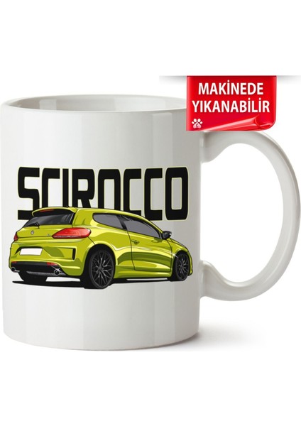 Çakılap Vw Tciocco Baskıpı Porselen Kupa Bardak (Kp-Otmbl-Vw)