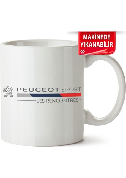 Çakılap Peuegot Sport Logo Baskıpı Porselen Kupa Bardak (Kp-Otmbl-Pgt)