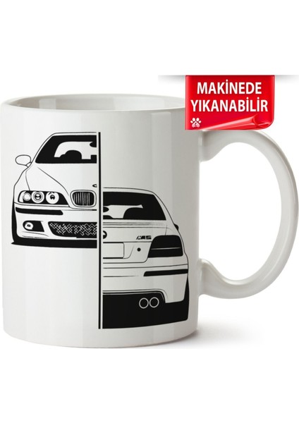 Çakılap Bmw E41 Baskılı Porselen Kupa Bardak (Kp-Otmbl-Bmw5)