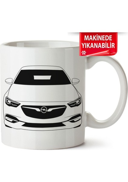 Çakılap Opel Corsa E Baskıpı Porselen Kupa Bardak (Kp-Otmbl-Opl)