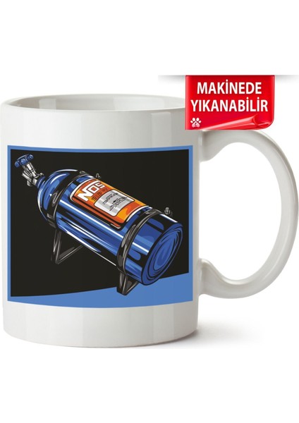 Çakılap Noss Baskılı Porselen Kupa Bardak