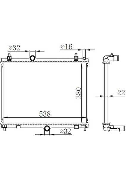Su Radyatörü C5 Dw6 (ORİSBPE045022-1330X2) fiyatları