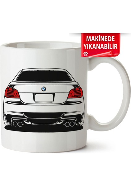 Çakılap Bmw E60 Baskılı Porselen Kupa Bardak (Kp-Otmbl-Bmw5)