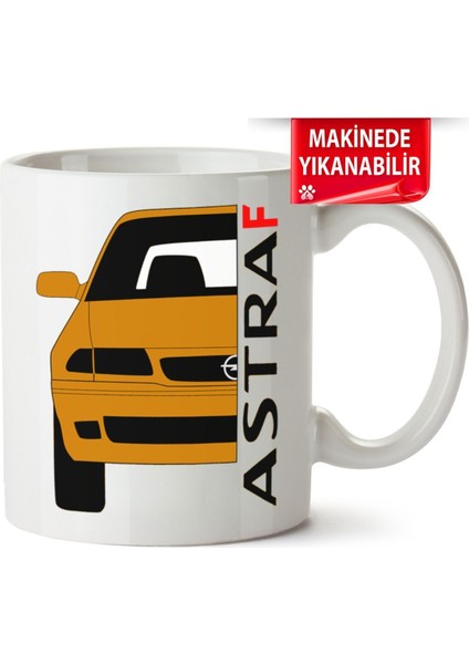 Çakılap Opel Astra F Baskıpı Porselen Kupa Bardak (Kp-Otmbl-Opl)