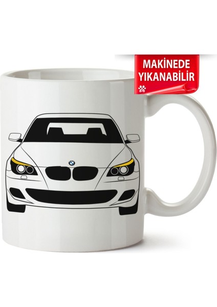 Çakılap Bmw E60 Baskılı Porselen Kupa Bardak (Kp-Otmbl-Bmw5)