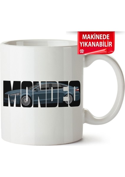 Çakılap Forda Mondeo Mk5 Baskılı Porselen Kupa Bardak (Kp-Otmbl-Frd)