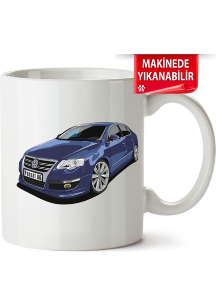 Çakılap Vw Passat B6 Baskıpı Porselen Kupa Bardak