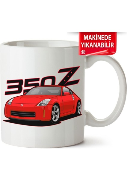 Çakılap Nissan 350Z Baskıpı Porselen Kupa Bardak