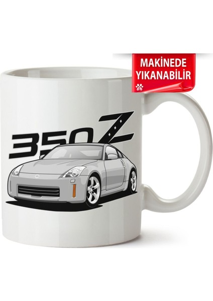 Çakılap Nissan 350Z Baskıpı Porselen Kupa Bardak