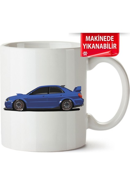Çakılap Subaru Baskıpı Porselen Kupa Bardak