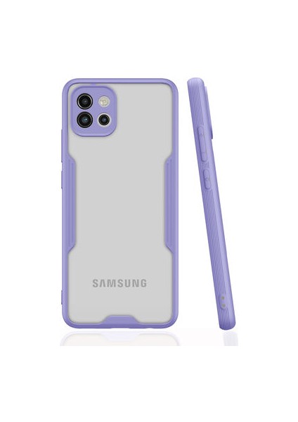 Samsung Galaxy A03 Kamera Korumalı ve Şık Tasarımlı Parfe Premium Silikon Kılıf
