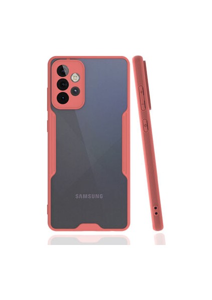 Samsung Galaxy A72 Kamera Korumalı ve Şık Tasarımlı Parfe Premium Silikon Kılıf