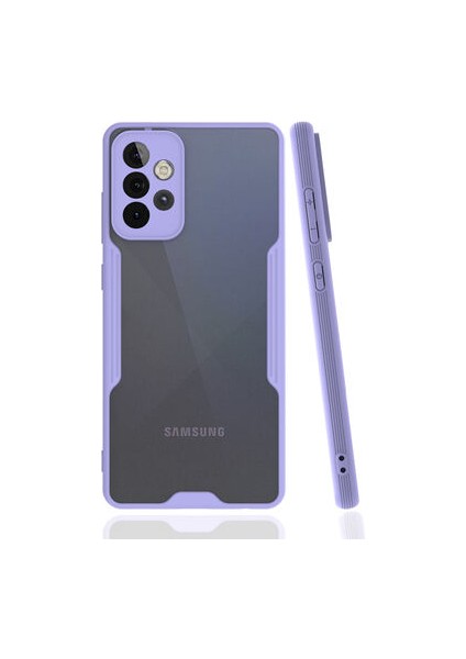 Samsung Galaxy A72 Kamera Korumalı ve Şık Tasarımlı Parfe Premium Silikon Kılıf