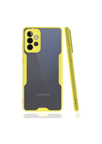 Samsung Galaxy A72 Kamera Korumalı ve Şık Tasarımlı Parfe Premium Silikon Kılıf