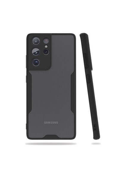 Samsung Galaxy S21 Ultra Kamera Korumalı ve Şık Tasarımlı Parfe Premium Silikon Kılıf