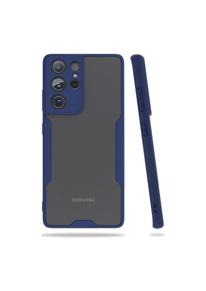 Samsung Galaxy S21 Ultra Kamera Korumalı ve Şık Tasarımlı Parfe Premium Silikon Kılıf