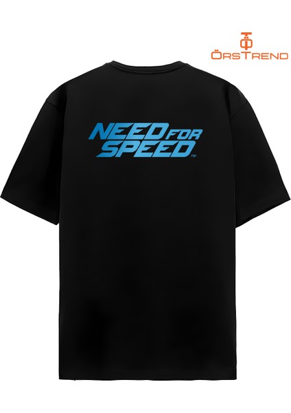 Need For Speed Baskılı Oversize Tişört