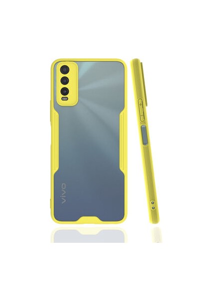 Vivo Y20S Kamera Korumalı ve Şık Tasarımlı Parfe Premium Silikon Kılıf