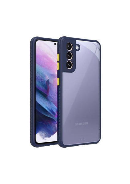 Samsung Galaxy S21 Kamera Korumalı ve Şık Tasarımlı Kaff Premium Sert Silikon Kılıf