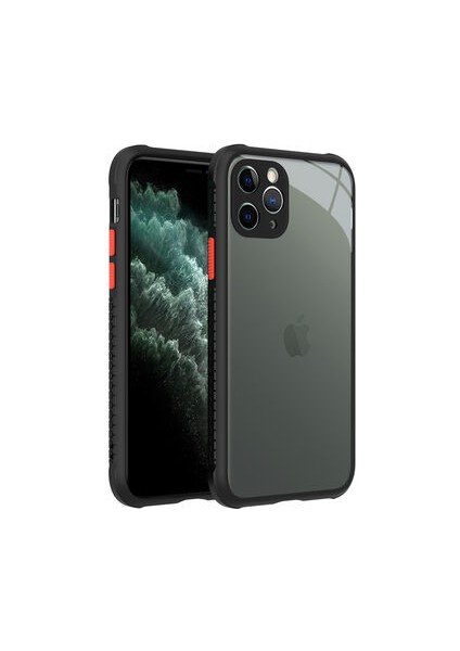 iPhone 11 Pro Kamera Korumalı ve Şık Tasarımlı Kaff Premium Sert Silikon Kılıf