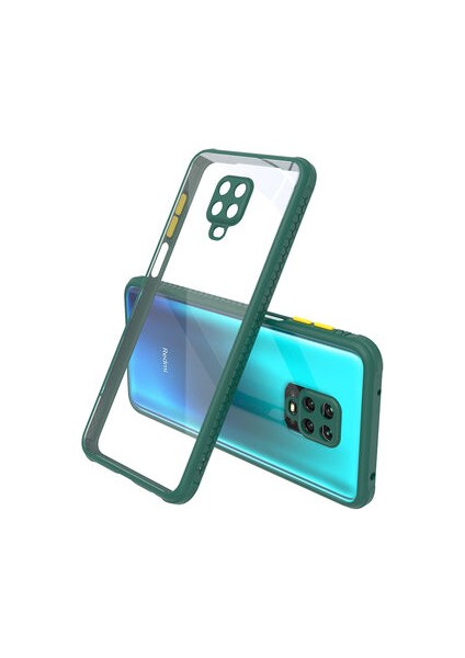 Redmi Note 9s Kamera Korumalı ve Şık Tasarımlı Kaff Premium Sert Silikon Kılıf