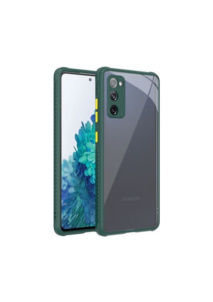 Samsung Galaxy S20 Fe Kamera Korumalı ve Şık Tasarımlı Kaff Premium Sert Silikon Kılıf