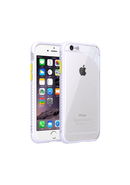 iPhone 6s Kamera Korumalı ve Şık Tasarımlı Kaff Premium Sert Silikon Kılıf