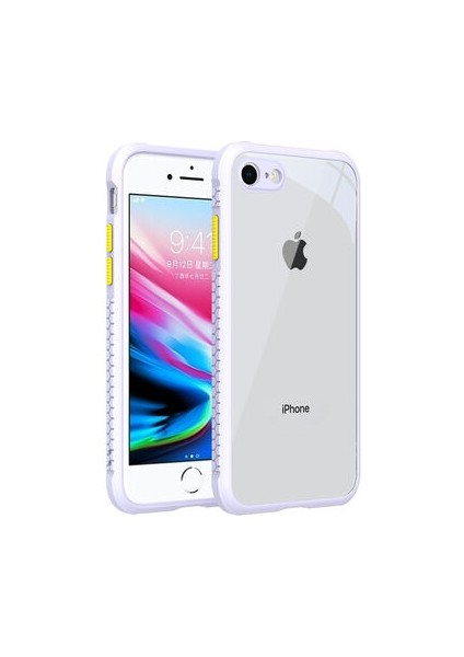 iPhone 7 Kamera Korumalı ve Şık Tasarımlı Kaff Premium Sert Silikon Kılıf
