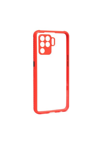 Oppo Reno 5 Lite Kamera Korumalı ve Şık Tasarımlı Kaff Premium Sert Silikon Kılıf