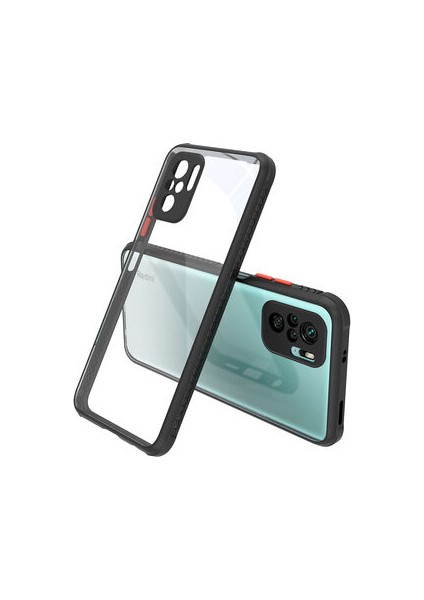 Redmi Note 10 Kamera Korumalı ve Şık Tasarımlı Kaff Premium Sert Silikon Kılıf