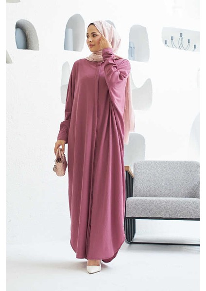 6571-ANCELINA Abaya Lila
