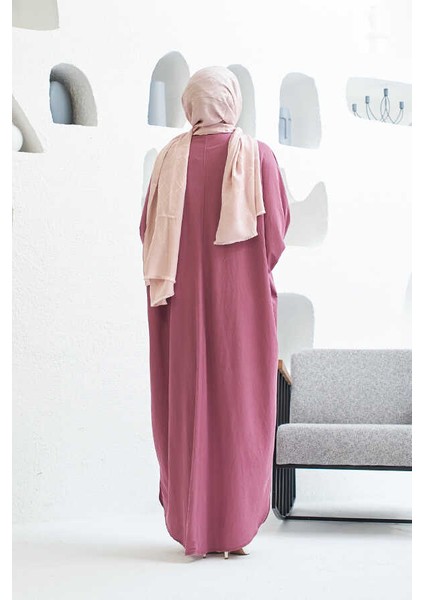 6571-ANCELINA Abaya Lila fiyatları