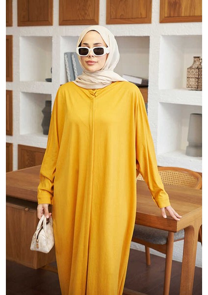 6571-ANCELINA Abaya Hardal modelleri