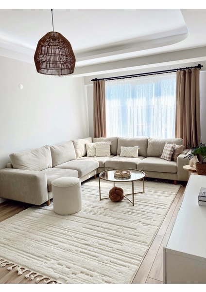 Quincey Serisi Bukleli Salon-Oturma Odası-Mutfak-Çocuk Odası Halısı modelleri