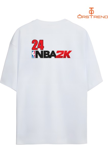 NBA2K 24 Baskılı Oversize Tişört