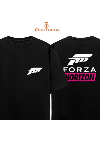Forza Horizon Baskılı Oversize Tişört