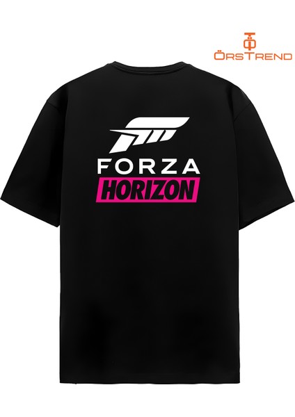 Forza Horizon Baskılı Oversize Tişört