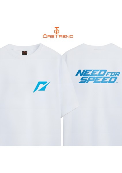 Need For Speed Baskılı Oversize Tişört