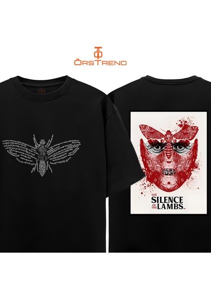 The Silence Of The Lambs Baskılı Oversize Tişört
