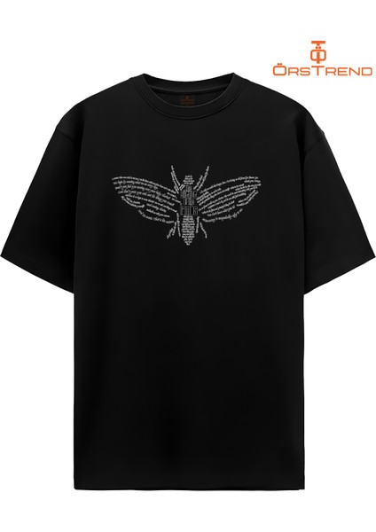 The Silence Of The Lambs Baskılı Oversize Tişört