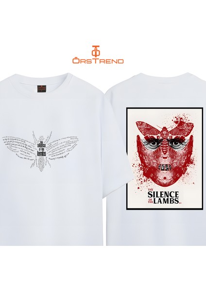 The Silence Of The Lambs Baskılı Oversize Tişört