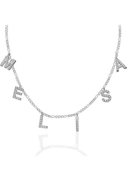 Figaro Zinciri Salınım Harf Isim Kolyesi fiyatları