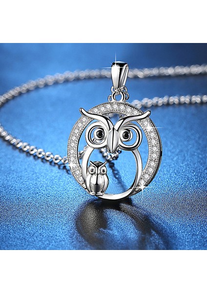 D0730 Moda Baykuş Kolye Kolye Kadın Kristal Cevheri Baykuş Kazak Uzun Zincir Vintage Kolye Charm Takı Aksesuarları (Yurt Dışından) fırsatları