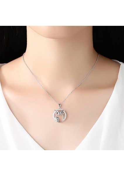 D0730 Moda Baykuş Kolye Kolye Kadın Kristal Cevheri Baykuş Kazak Uzun Zincir Vintage Kolye Charm Takı Aksesuarları (Yurt Dışından) indirimleri