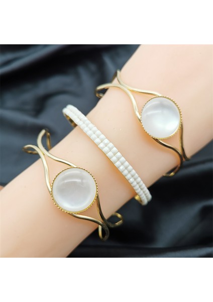 STIL26 Fkewyy Lüks Charm Bilezikler Kadınlar Için Altın Renk Içi Boş Bilezikler Tasarımcı Gotik Aksesuarları Alaşım Bildirimi Takı Bilezik (Yurt Dışından) indirimleri