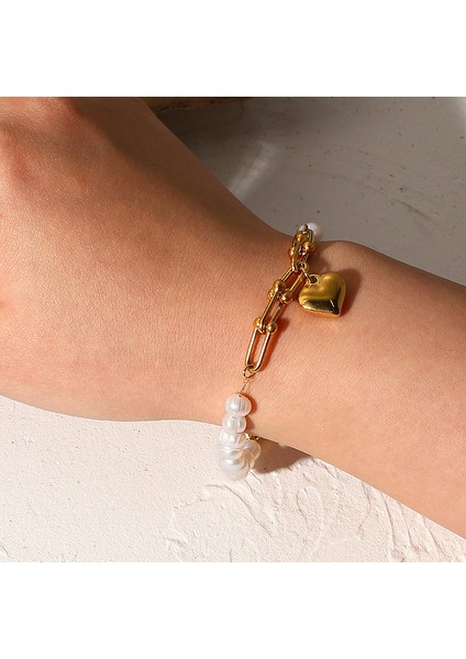 No.9 Boyutu Unk Curb Küba Zincir Bilezikler Kadınlar Için Set Basit Kalın Altın Renk Charm Bilezikler Moda Takı Aksesuarları Yeni (Yurt Dışından)